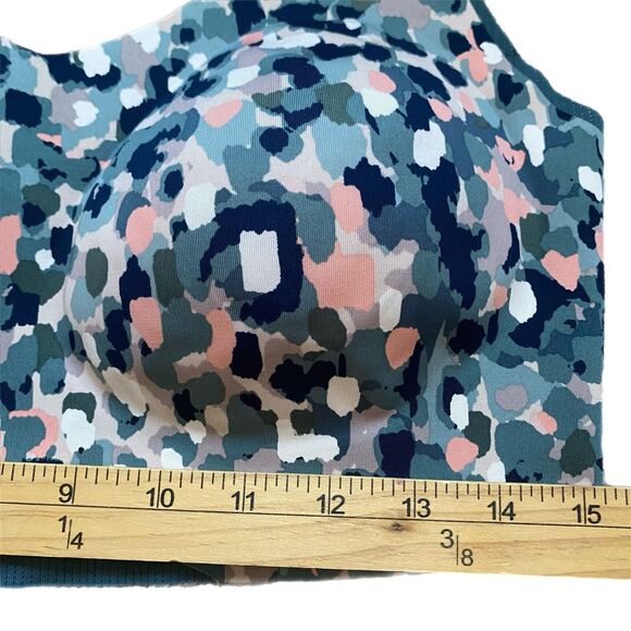 Soma Lot of 2 Sports Bra XL Bliss Breathe Racerback Pink Gray Seamless - Picture 6 of 8